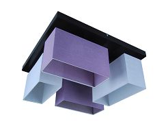 Deckenlampe JLS45WELID WEIß  LILA 