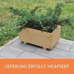 Pflanzkasten EICHE Pflanzkübel aus Holz AB60KAN4030EI 60 x 40 x 30 cm 60KAN4030EI - 3