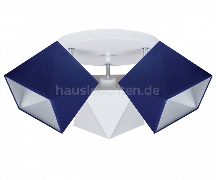 Deckenstrahler Deckenlampe BLWEBL-PR3030WE Blau Weiß Blau