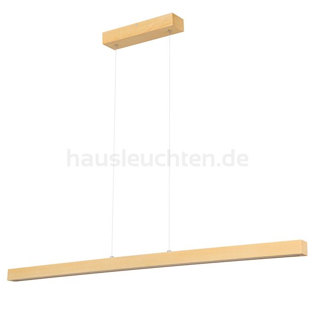 Dimmbare LED Hängeleuchte Eschenholz LED110KB-3K-ESCHE Pendelleuchte Höhenverstellbar Esstischlampe Hängelampe Pendellampe