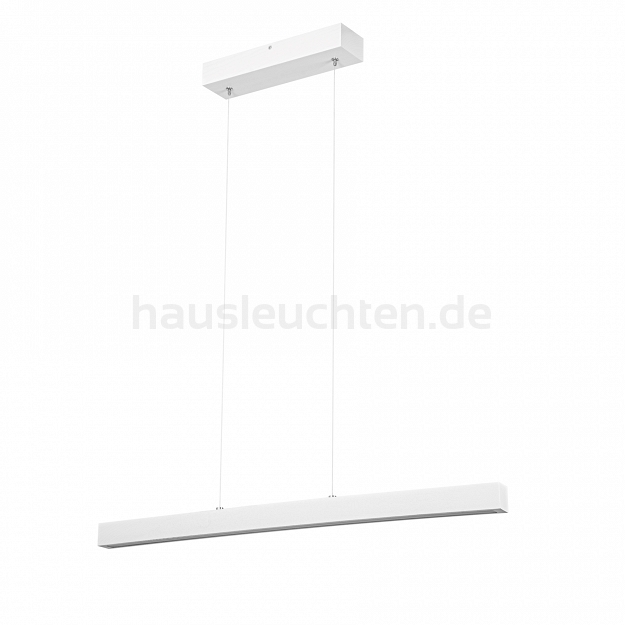 Dimmbare LED weiße Hängeleuchte Eschenholz LED80KB-3K-WEIß Pendelleuchte Höhenverstellbar Esstischlampe Hängelampe Pendellampe