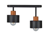 Schwarze Deckenlampe OST3306MO Deckenleuchte 2-flammig - 2