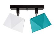 Deckenstrahler Deckenlampe DIA21WETUDPR Deckenleuchte Weiß Türkis - 2