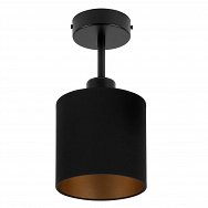 Schwarze Deckenspot Deckenlampe mit schwarzem Lampenschirm CL-1010SC-SC Deckenleuchte